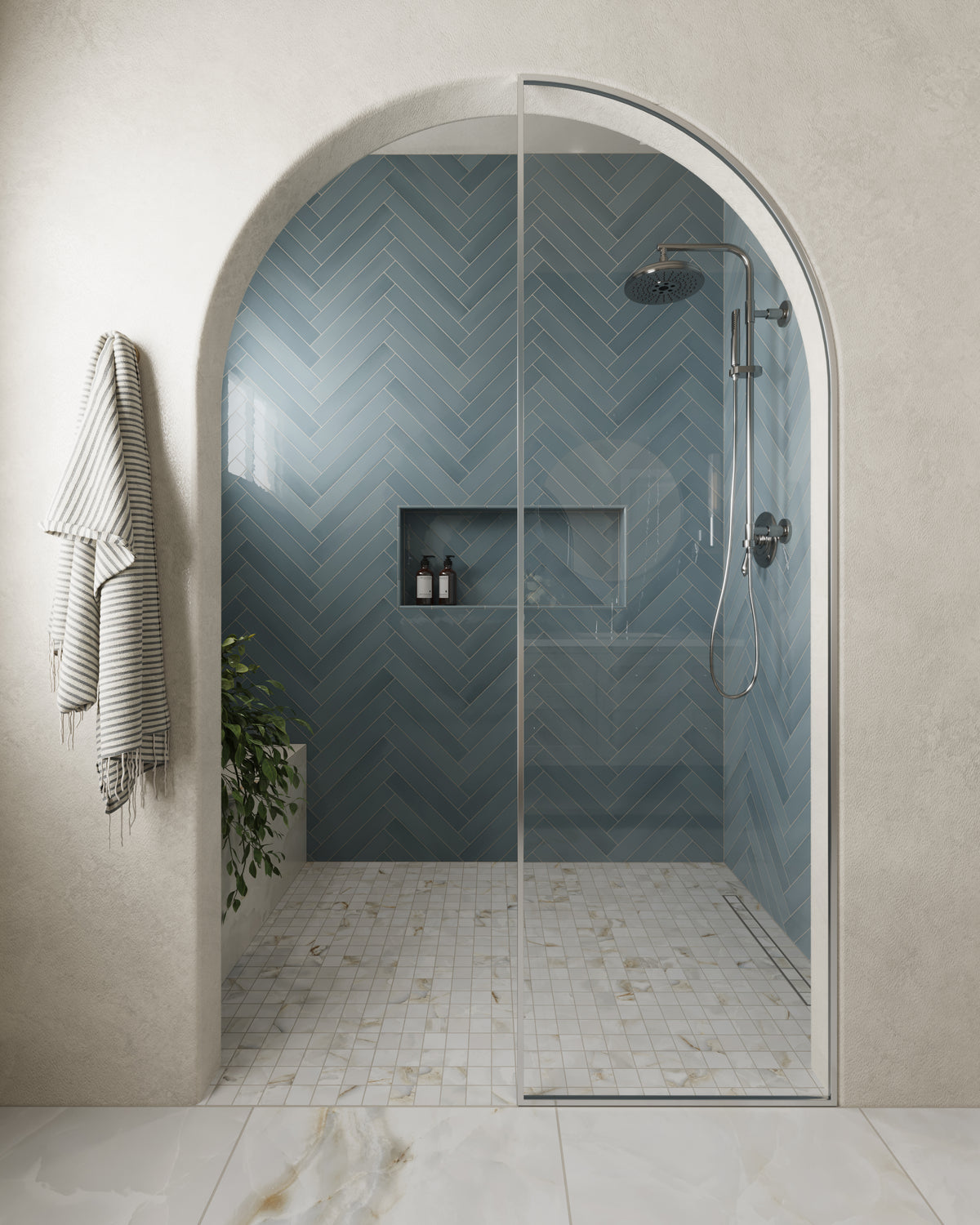 Astrid 2 x 2 Matte Porcelain Mosaic Tile in Pearl