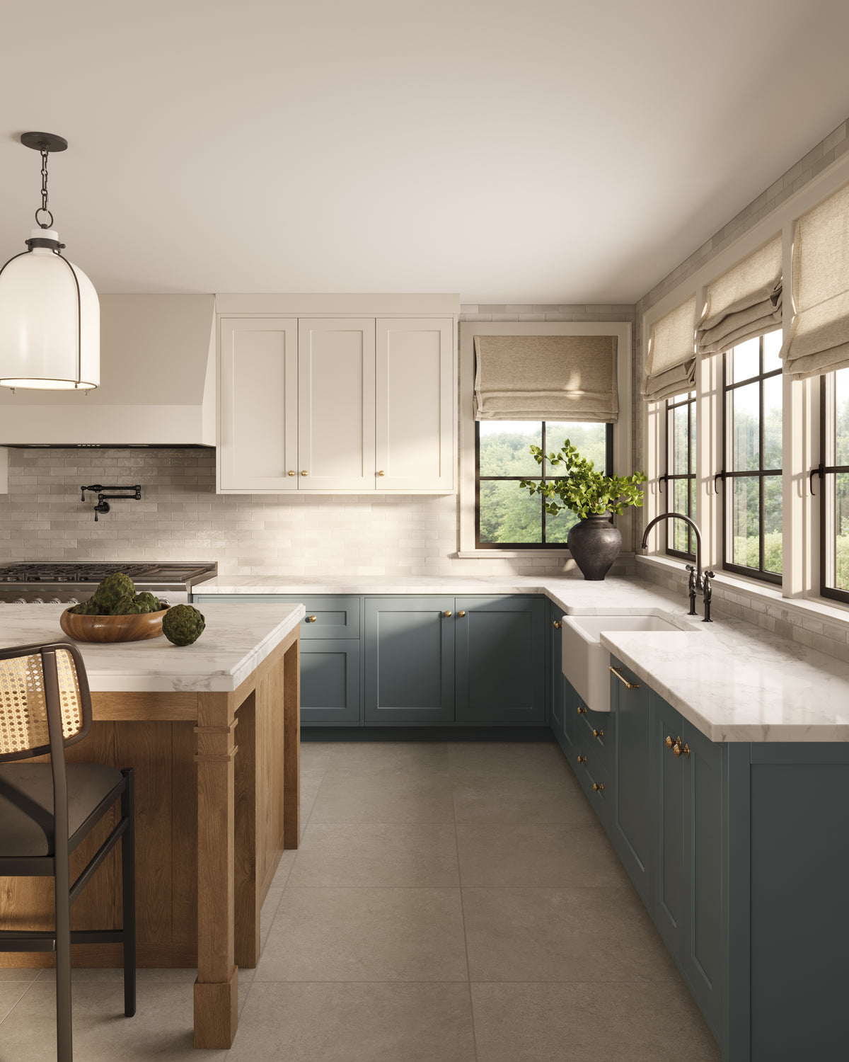 Adeline 24 x 24 Matte Porcelain Tile in Taupe