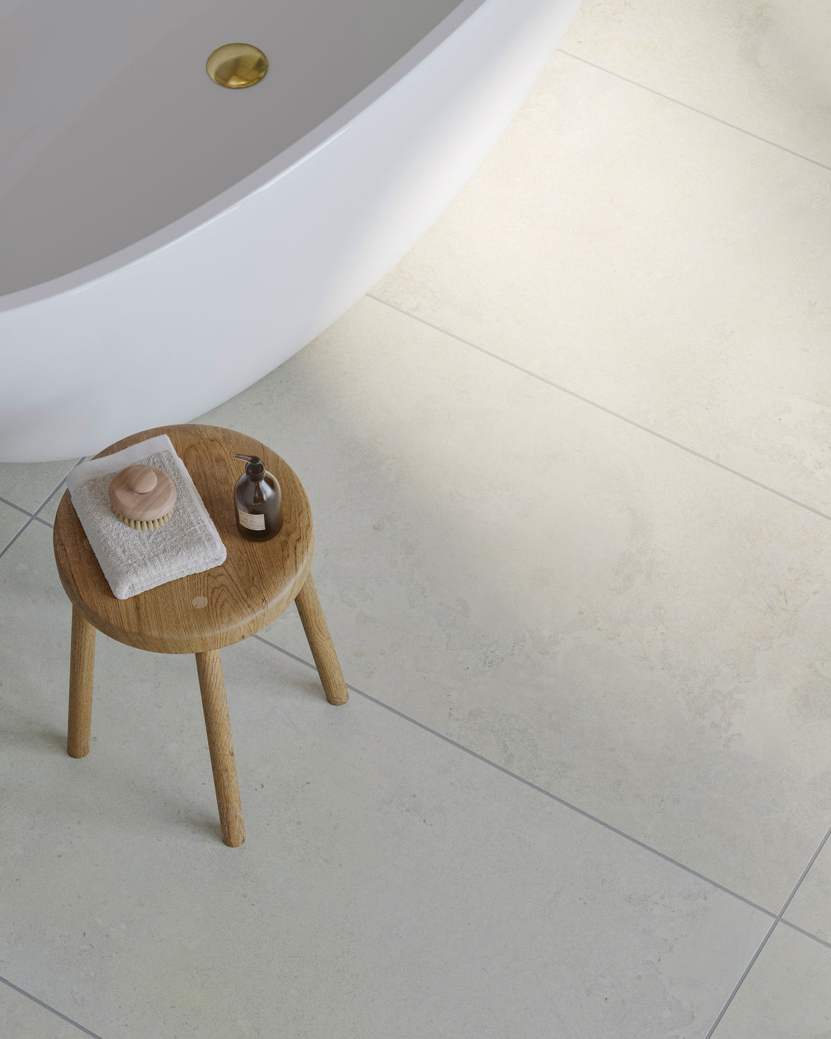 Tatum 24 x 48 Matte Porcelain Tile in Cross-Cut Straw