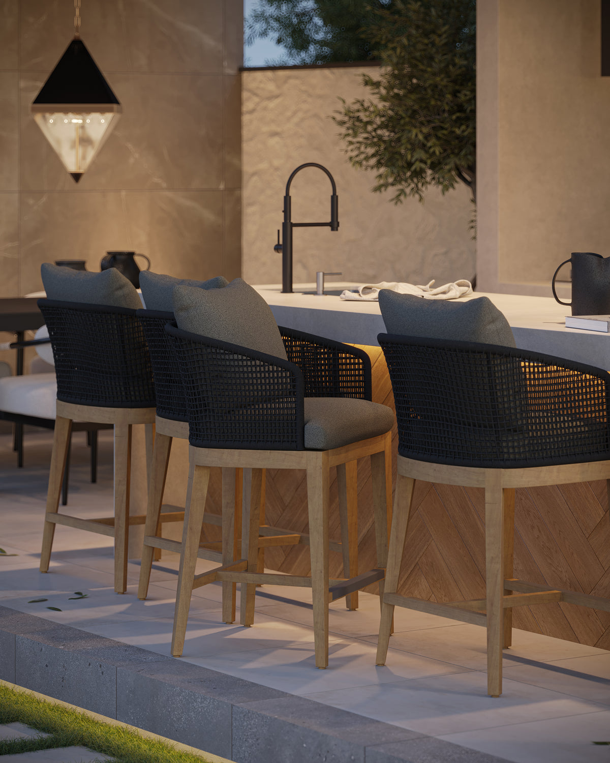 Sloane 24 x 24 Matte Porcelain Tile in Pebble