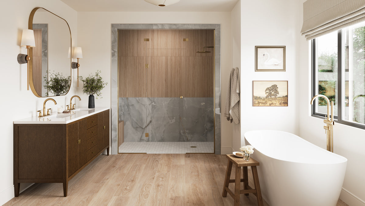 Jameson 8 x 48 Matte Porcelain Tile in Camel