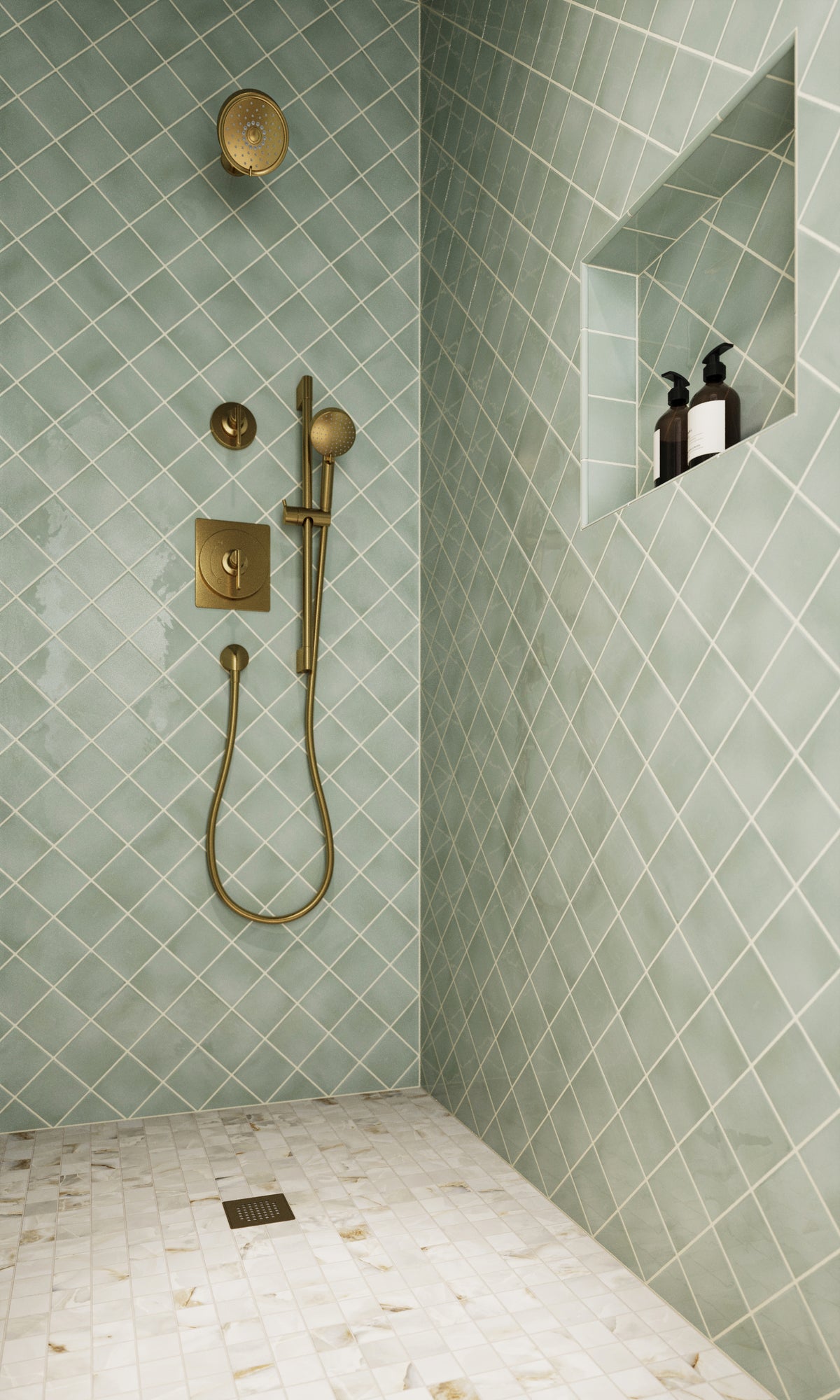 Astrid 2 x 2 Matte Porcelain Mosaic Tile in Alabaster