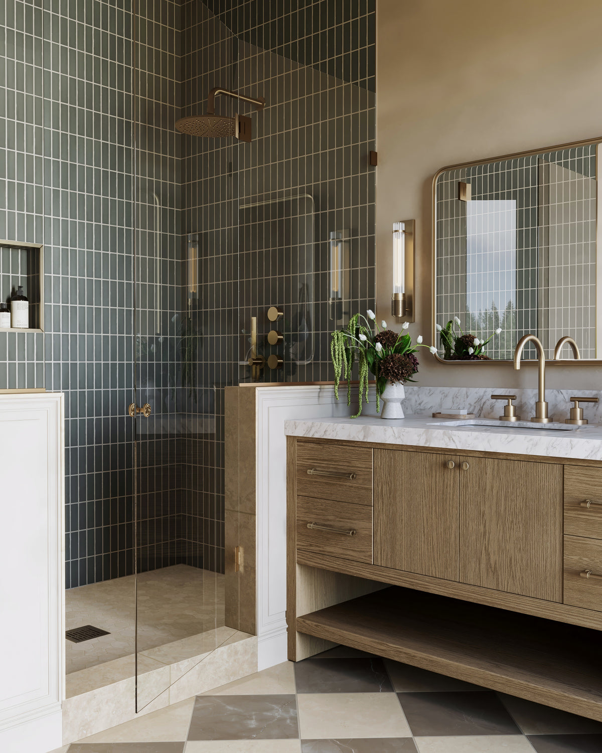 Leona 12 x 24 Matte Porcelain Tile in Marfil