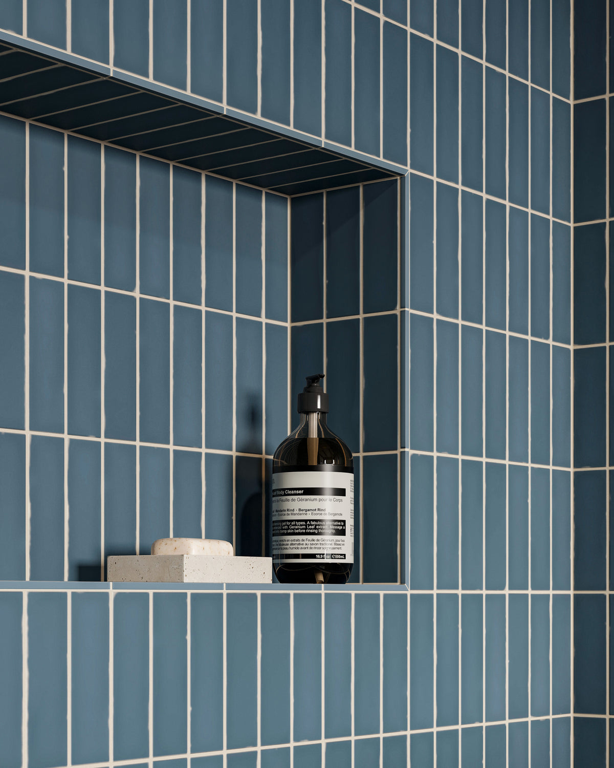 Dani 0.3 x 5 Trim Matte Ceramic Tile in Denim