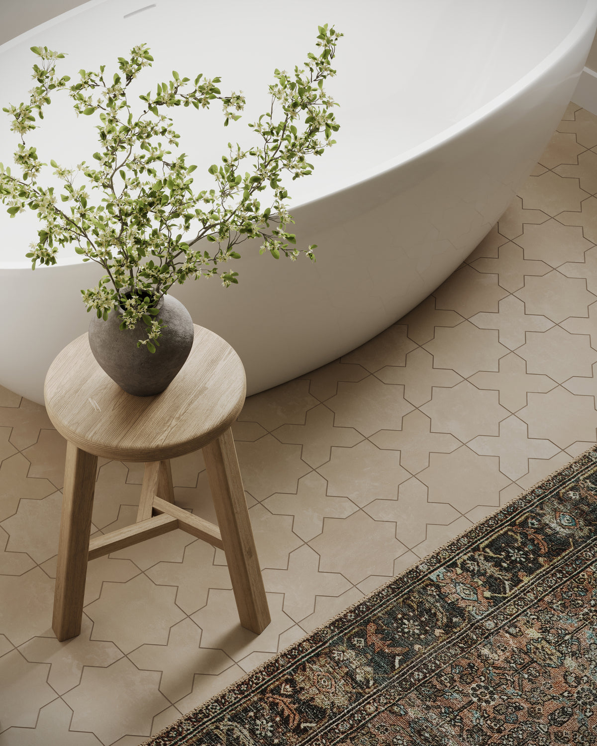 Georgette Rug in Spice / Indigo