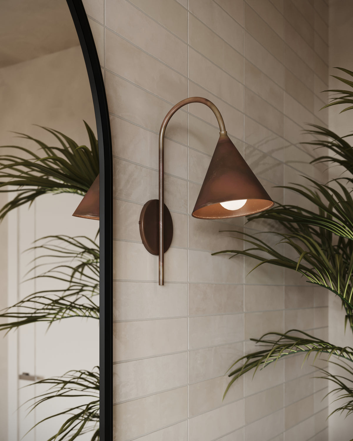 Claire 3 x 12 Glossy Ceramic Tile in Eggshell