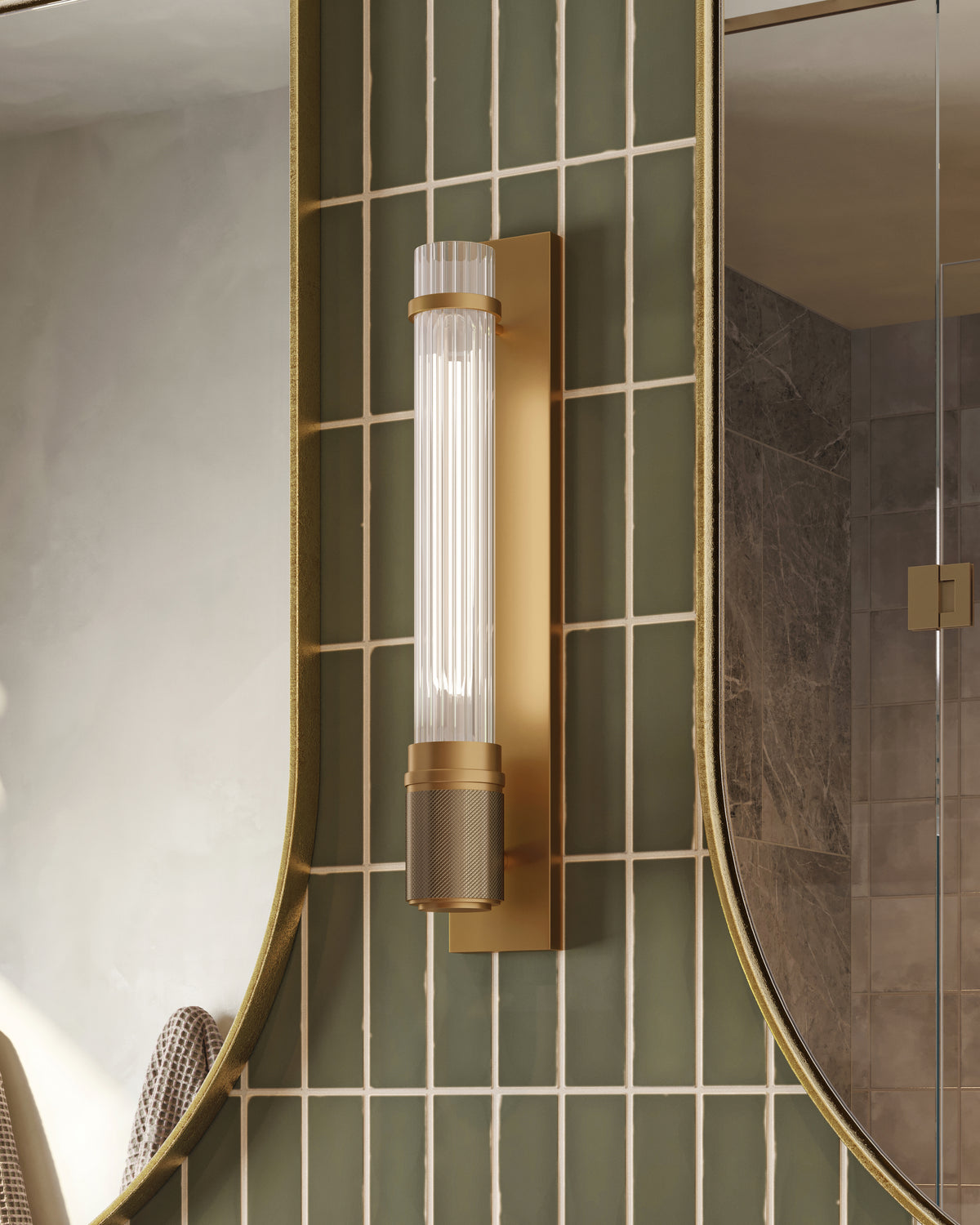 Dani 1.6 x 5 Matte Ceramic Tile in Sage