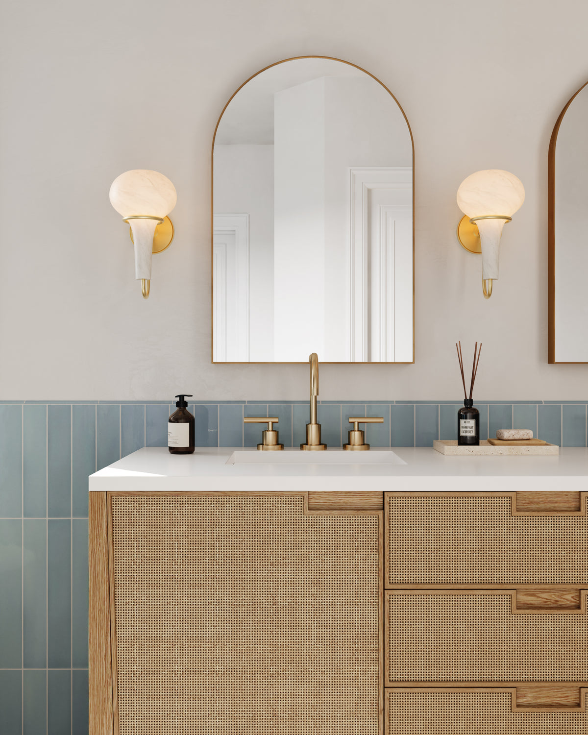 Maisie 2.5 x 16 Glossy Ceramic Tile in Ocean