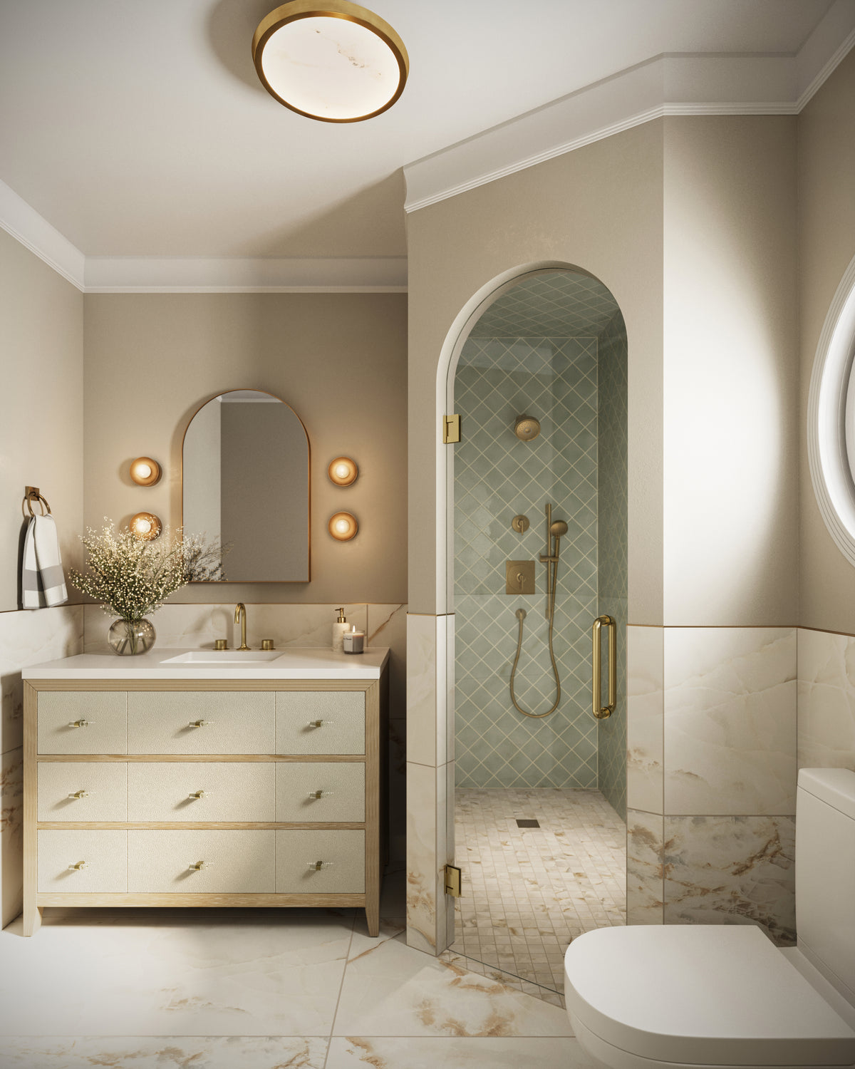 Astrid 24 x 48 Matte Porcelain Tile in Alabaster