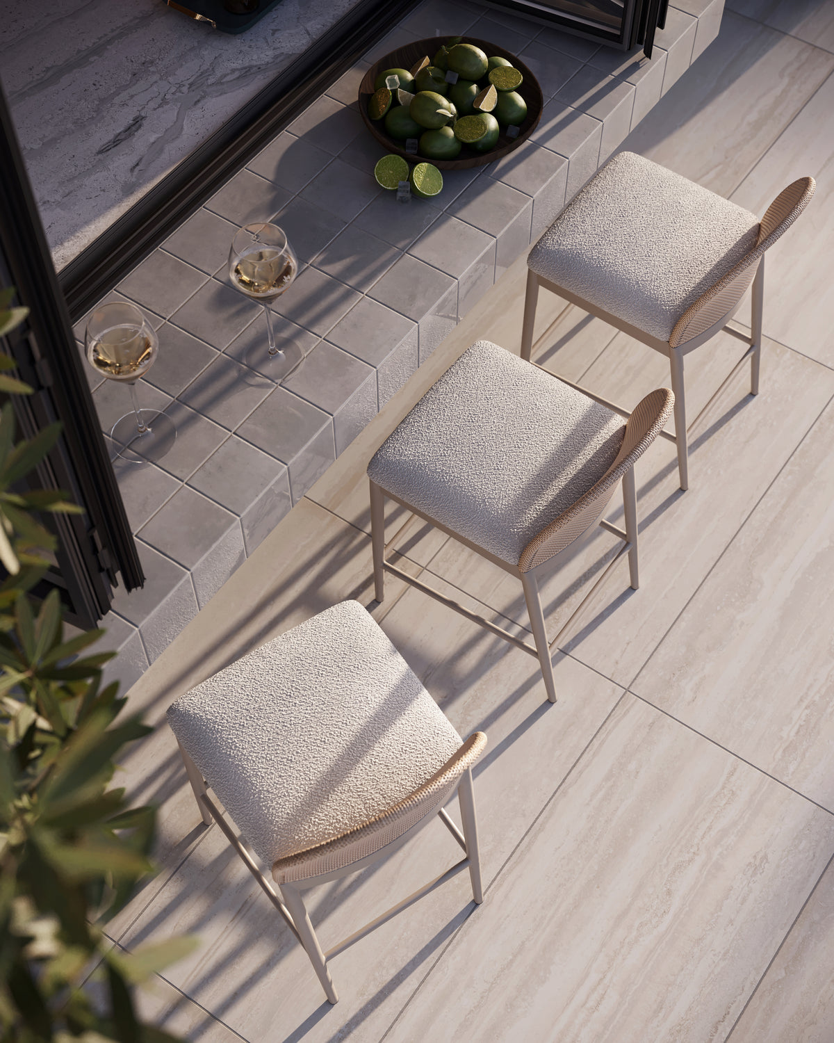 Wren 24 x 48 Grip Porcelain 2cm Paver Tile in Oat