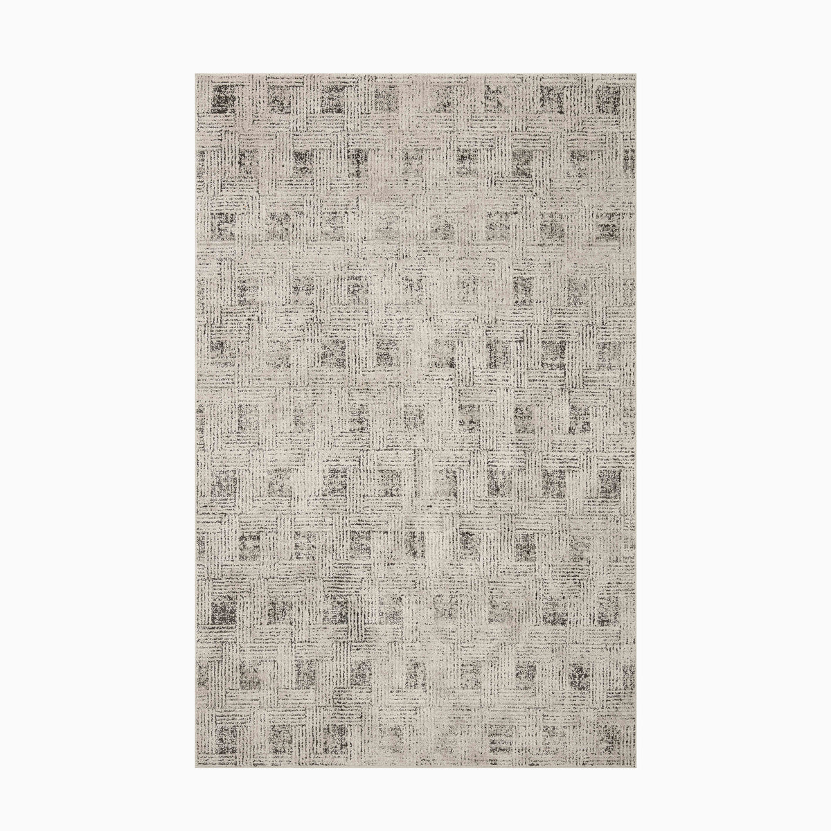 Made from high-quality polyester, this power-loomed transitional rug showcases a soft taupe-gray foundation with stone-washed accents for a timeless look.