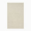Hand-hooked wool rug in ivory cream, designed with subtle detailing that adds depth and warmth to transitional spaces.