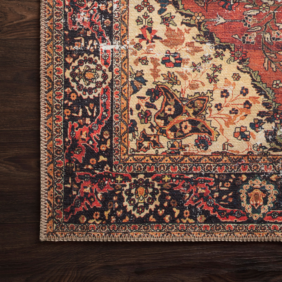 Pascal Rug in Brick / Midnight