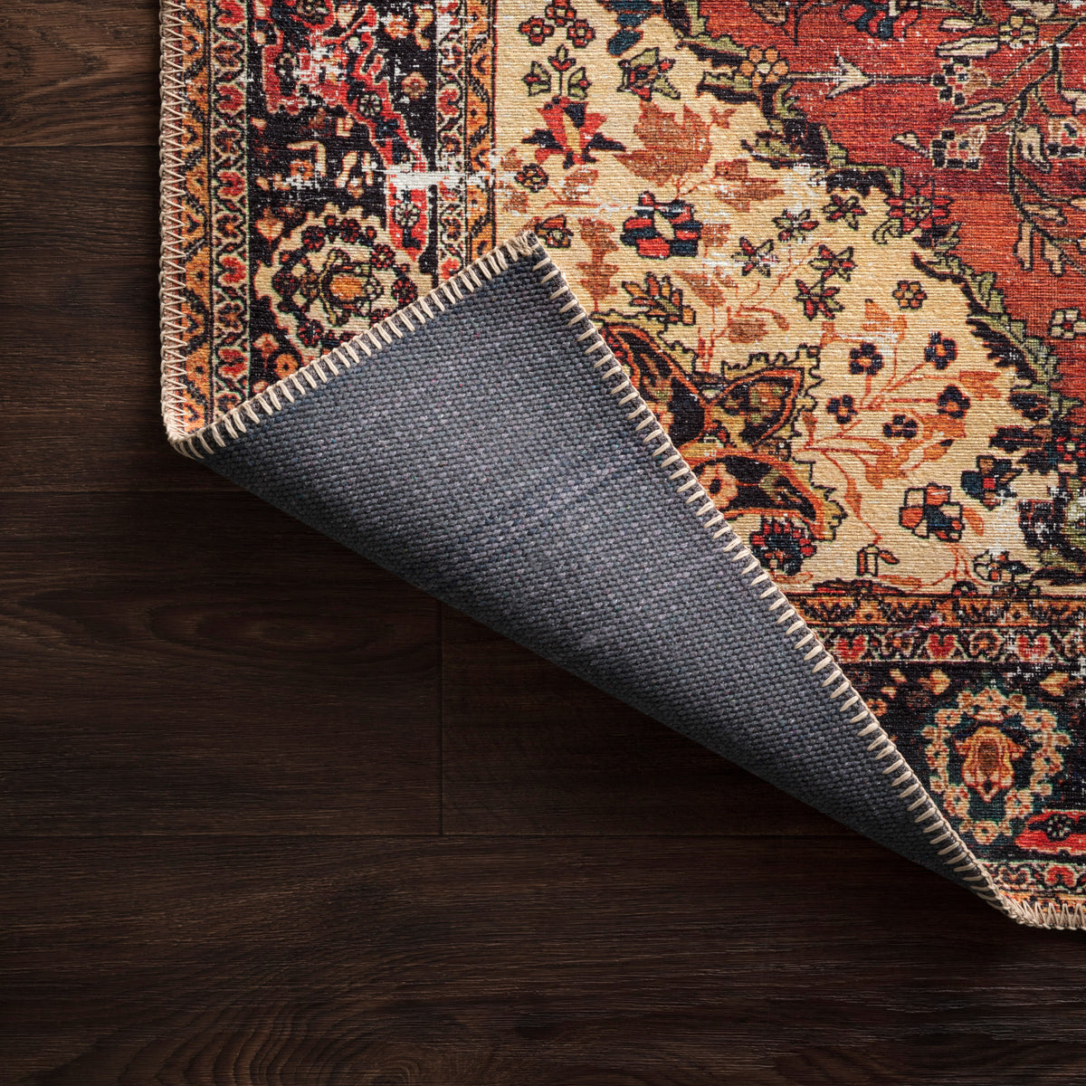 Pascal Rug in Brick / Midnight