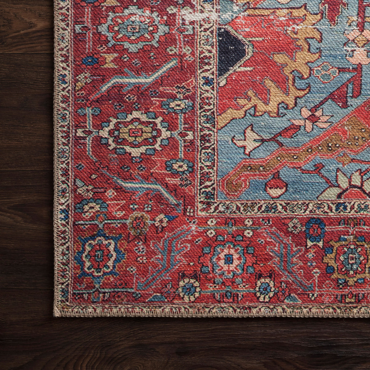Pascal Rug in Rouge / Lake