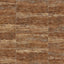 Brown travertine-look porcelain 12x24 matte tile with rich earthy tones, layered horizontal veining, and a natural stone texture.