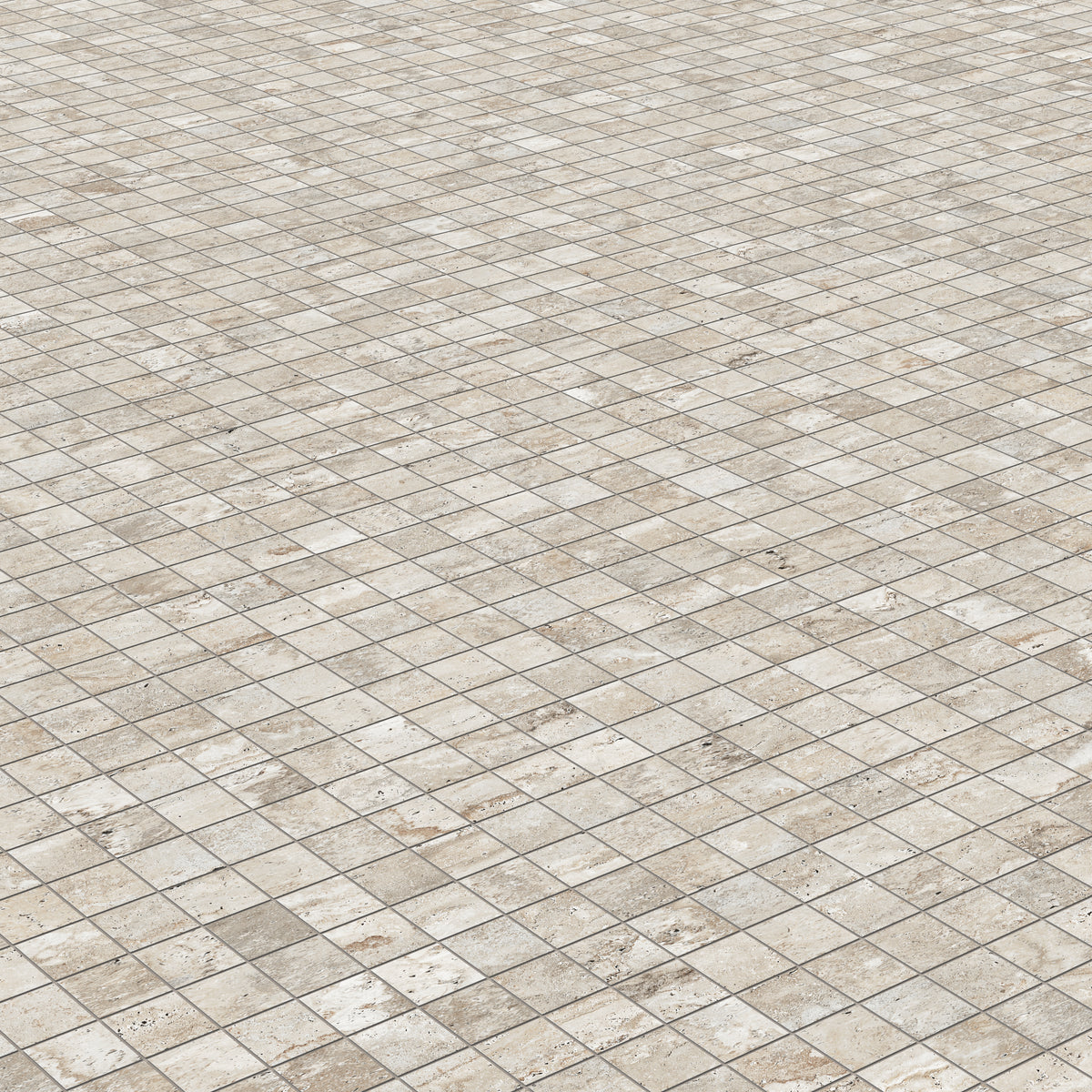 Marlow 2 x 2 Matte Porcelain Mosaic Tile in Silver