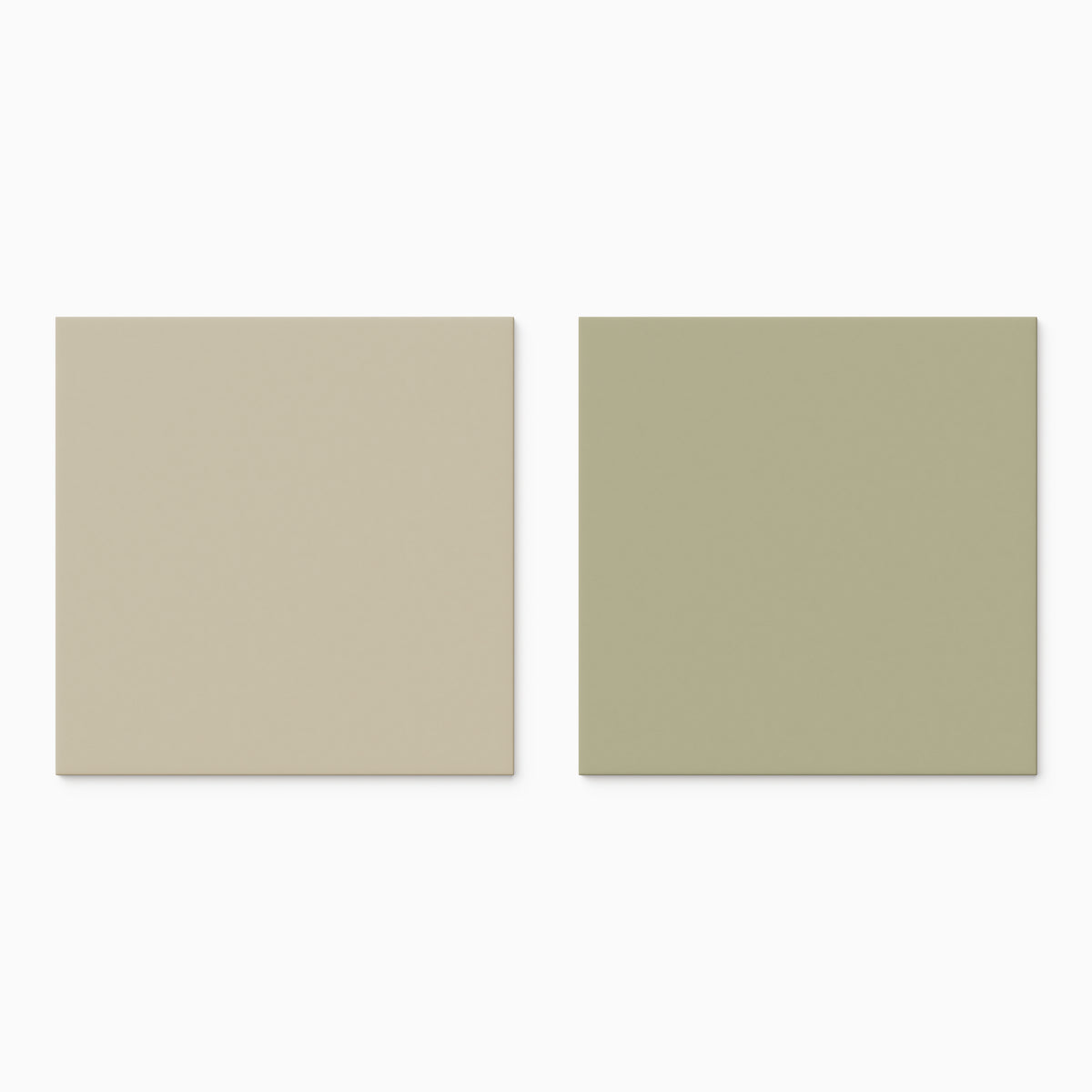 Merrick 8 x 8 Checkerboard Matte Porcelain Tile in Classical Beige and Lounge Light Green