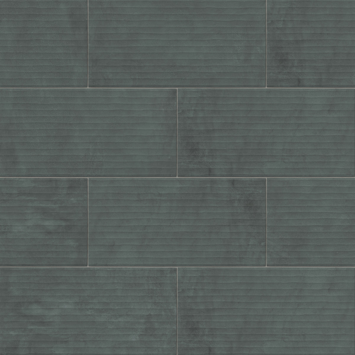 Kai 12 x 24 Fluted Matte Porcelain Tile in Marine