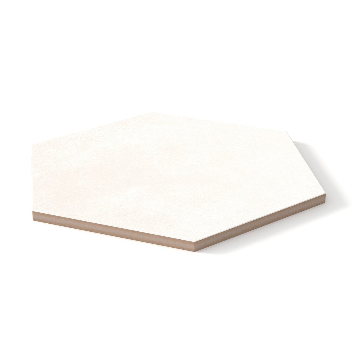 Kai 10 x 10 Matte Porcelain Hexagon Tile in Whisper