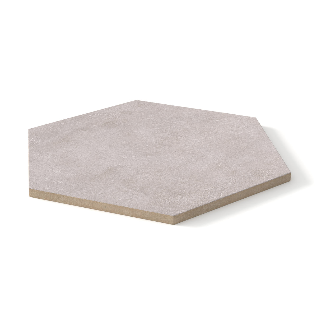 Kai 10 x 10 Matte Porcelain Hexagon Tile in Smoke