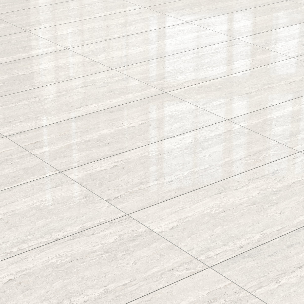 Marlow 24 x 48 Polished Porcelain Tile in Roman