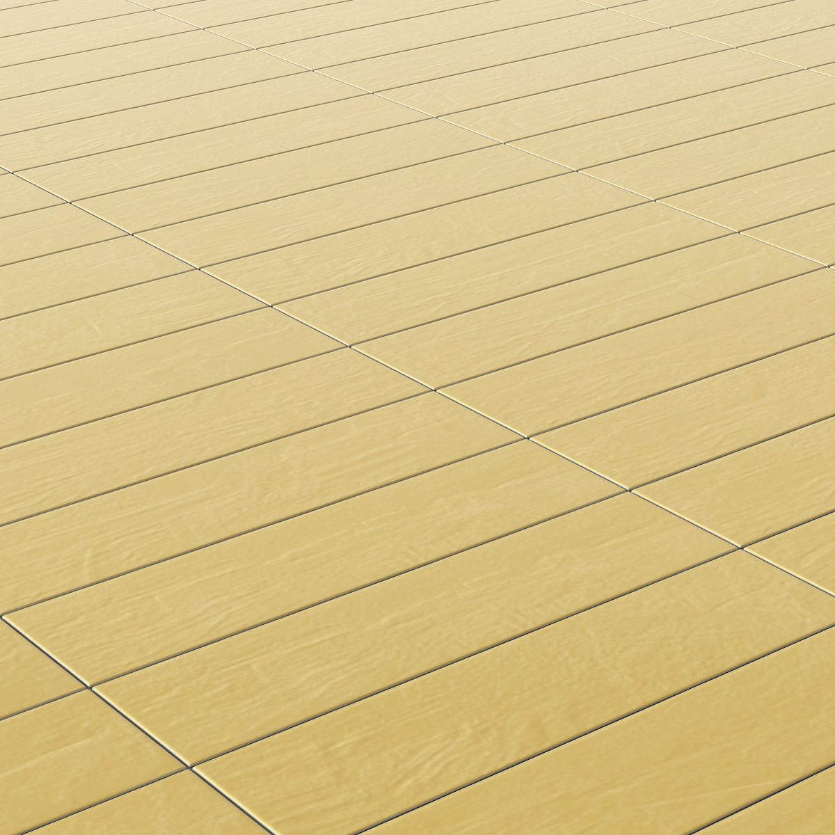 Piper 6 x 24 Glossy Porcelain Tile in Gold