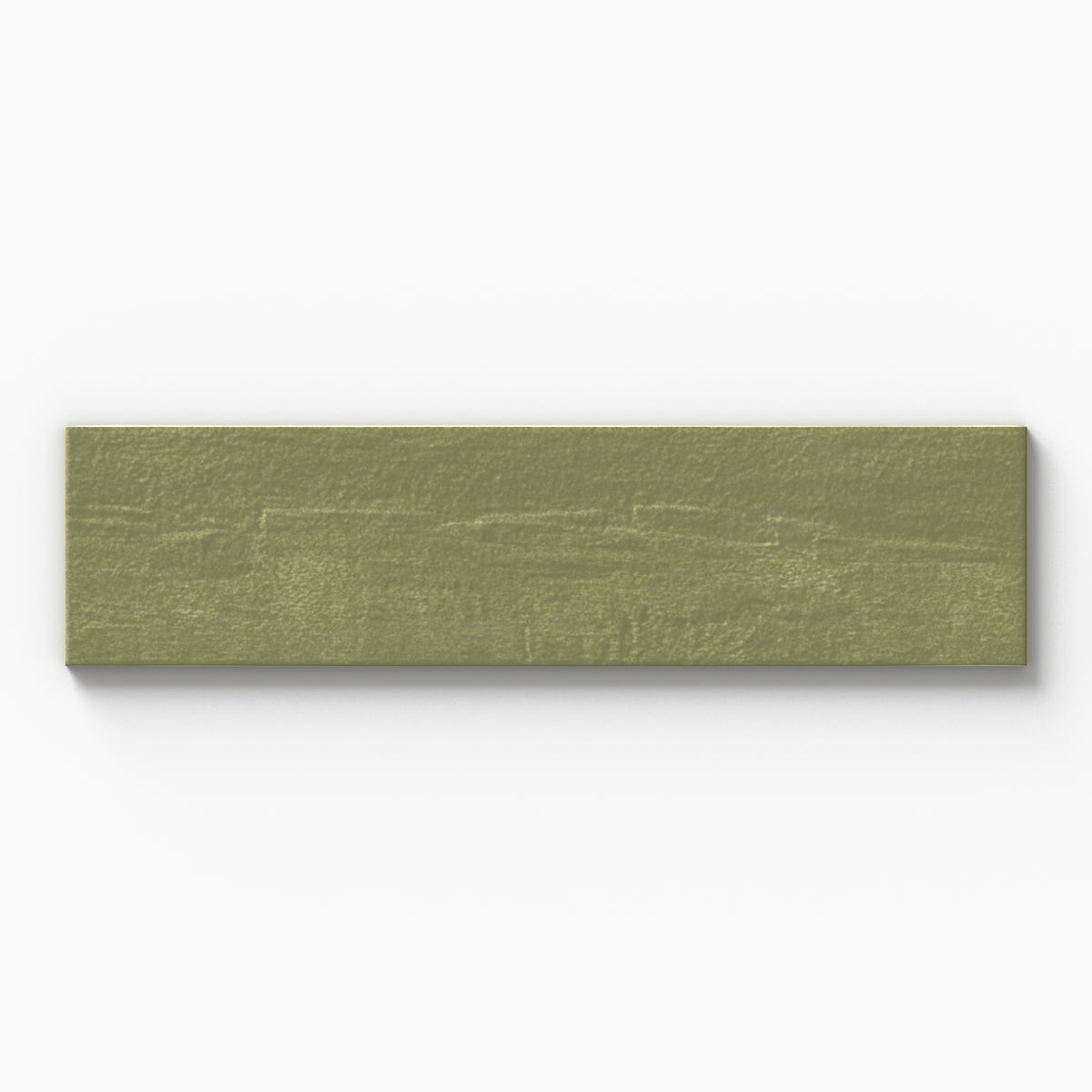 Piper 6 x 24 Glossy Porcelain Tile in Olive
