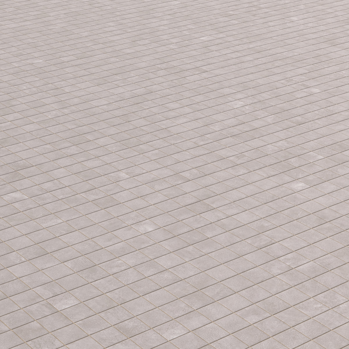 Kai 2 x 2 Matte Porcelain Mosaic Tile in Smoke