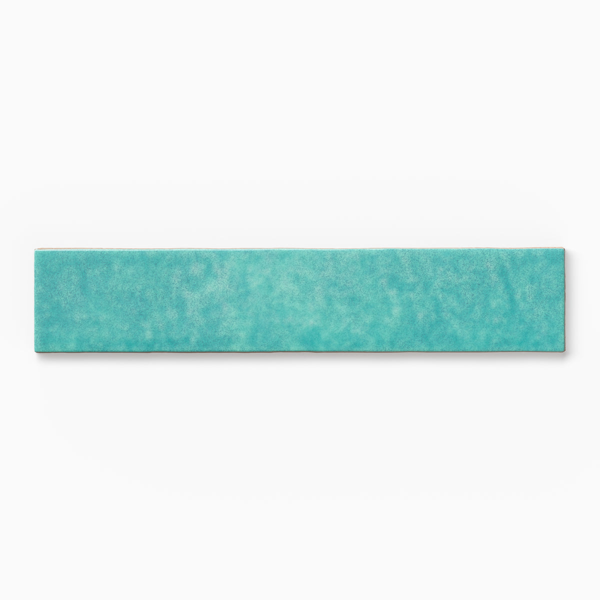 Amelia 2 x 13 Glossy Crackled Ceramic Tile in Aqua