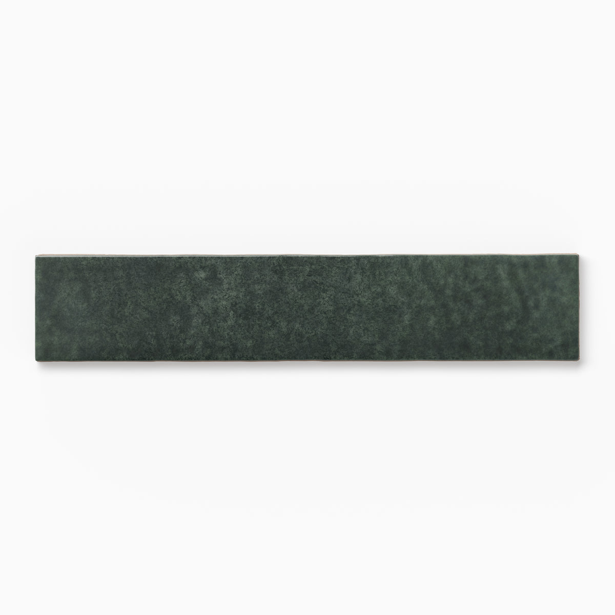 Amelia 2 x 13 Glossy Crackled Ceramic Tile in Ink