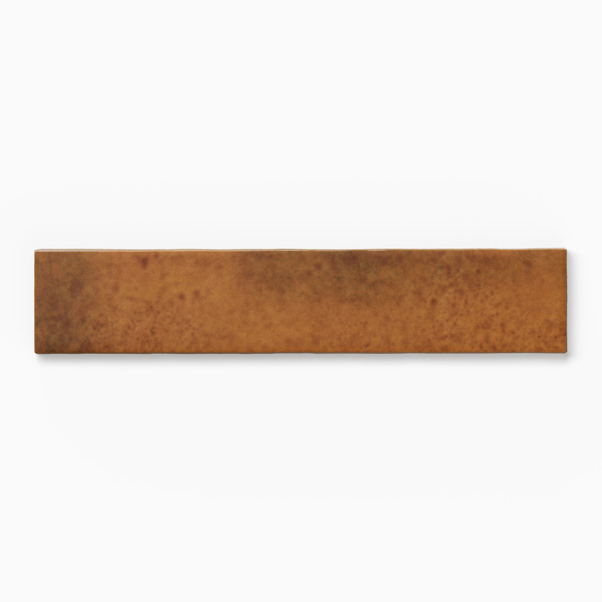 Amelia 2 x 13 Glossy Crackled Ceramic Tile in Turmeric