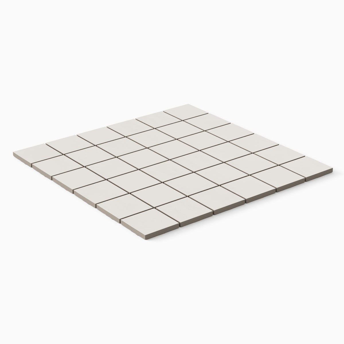 Elliot 2 x 2 Matte Porcelain Mosaic Tile in White