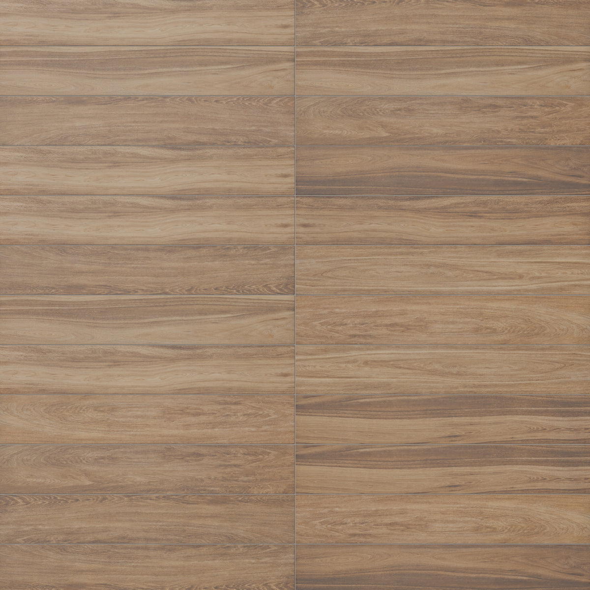 Alden 8 x 48 Matte Porcelain Tile in Umber