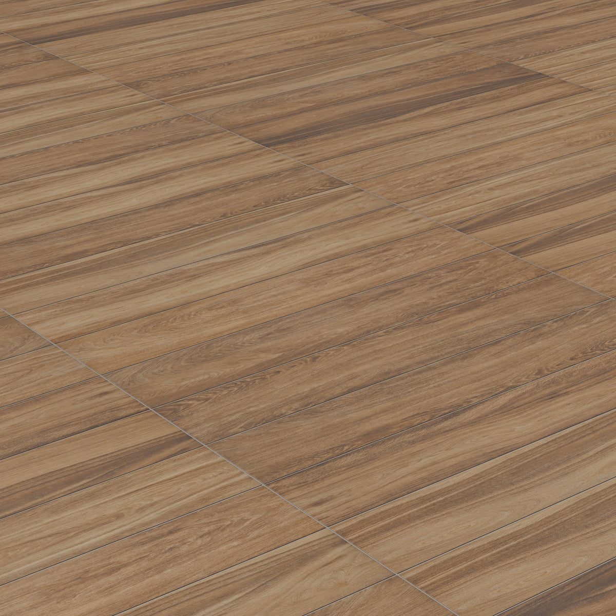 Alden 8 x 48 Matte Porcelain Tile in Umber