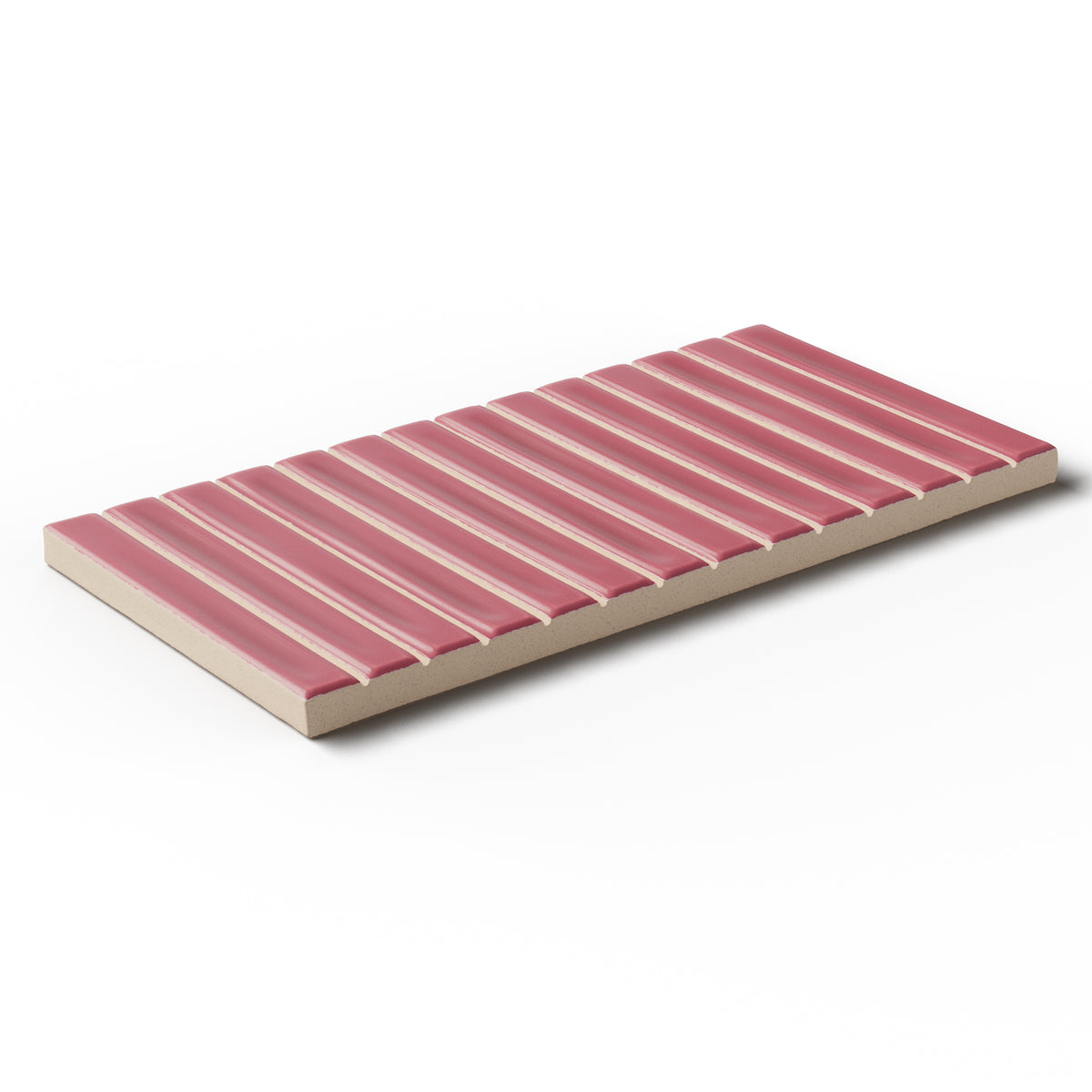 Celia 5 x 10 Matte Ceramic Tile in Berry