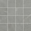 Leona 4 x 4 Matte Porcelain Mosaic Tile in Amani Grey