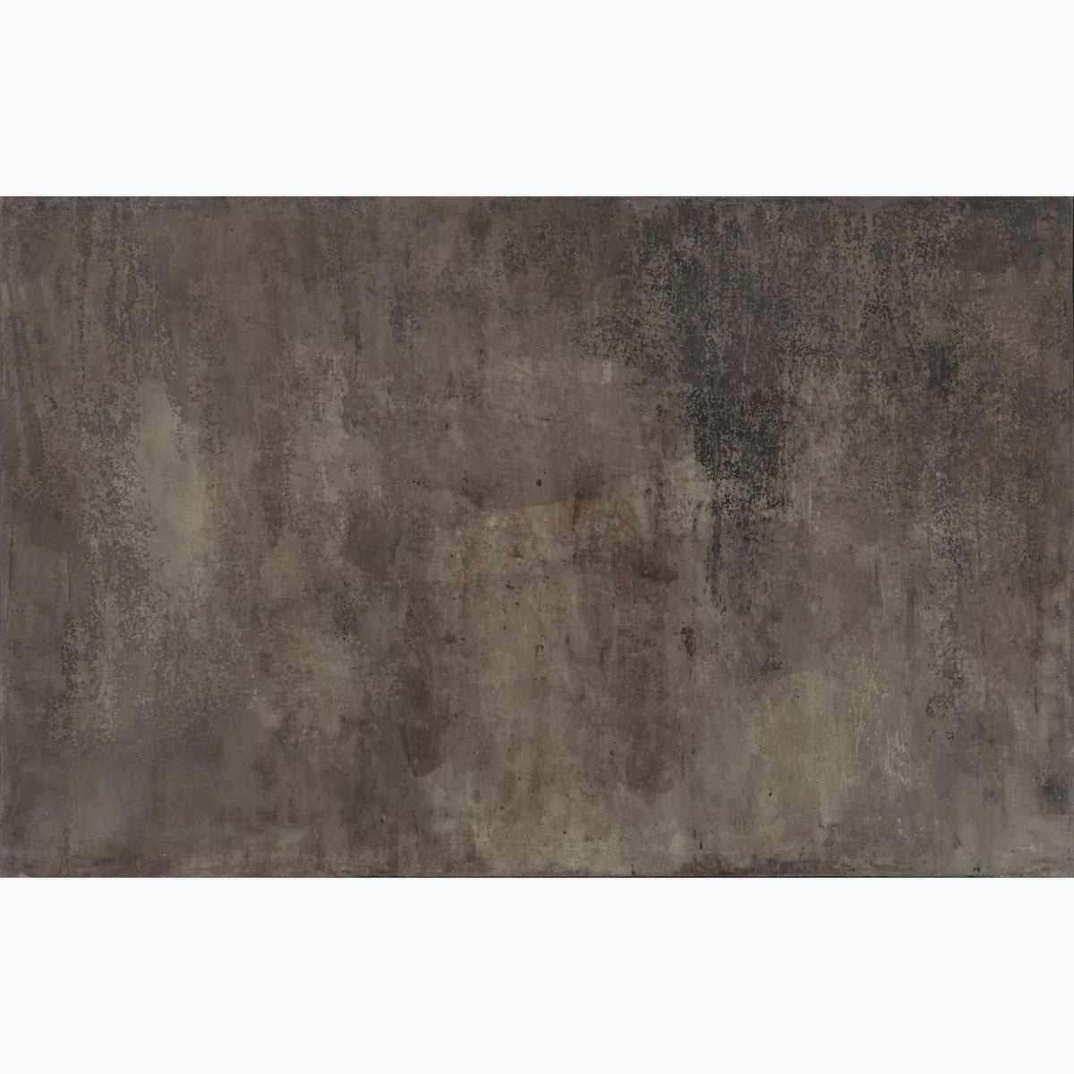Skyveil Mural in Mistfall III featuring layered gray washes with earthy undertones that create an abstract plaster-like design with soft texture and natural tonal variation.