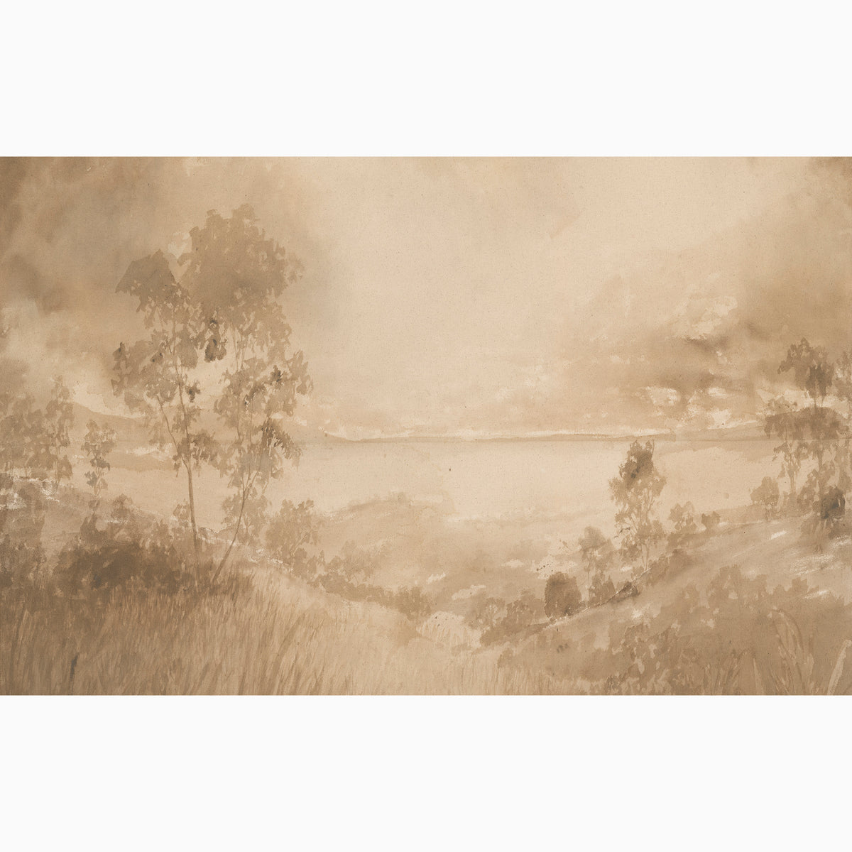 Hillrise Mural Wallpaper, 208" x 132"