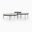 Laurel Nesting Table Set in Clear Glass