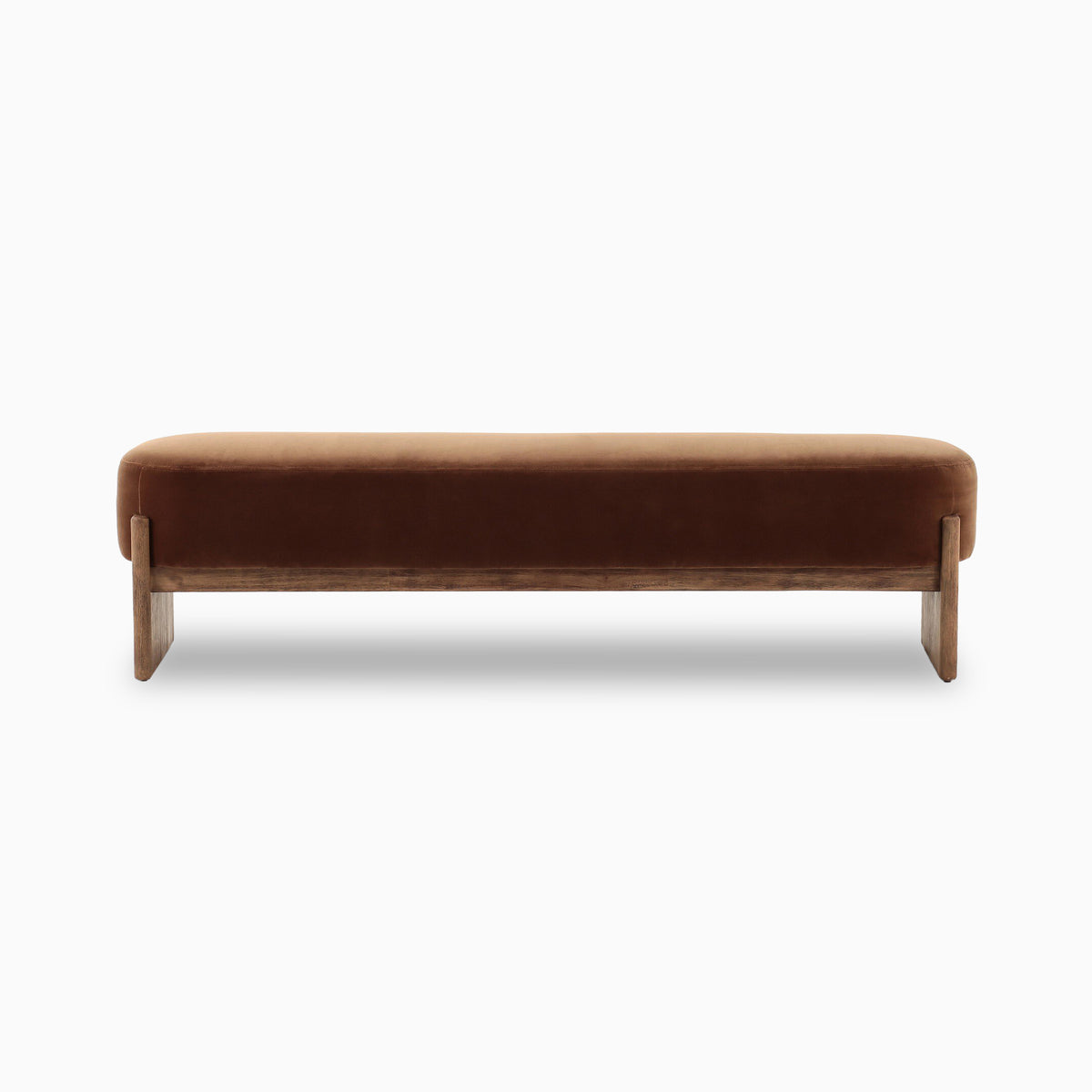 Amira Accent Bench in Surrey Ochre, 75.5"