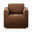Landry Swivel Chair in Maestro Cigar