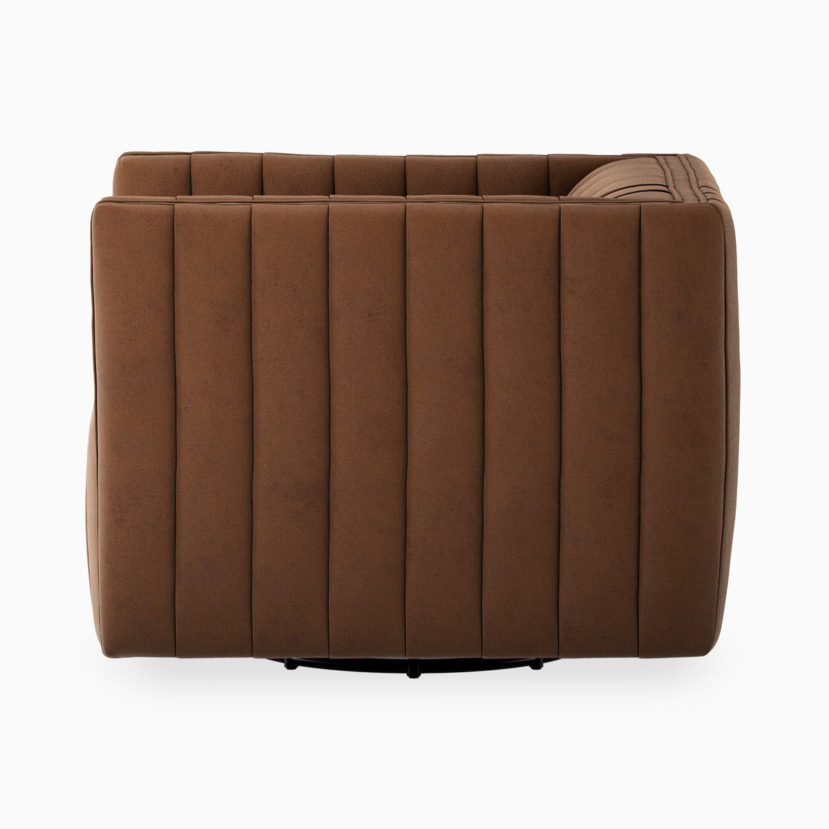 Mercer Swivel Chair in Maestro Cigar