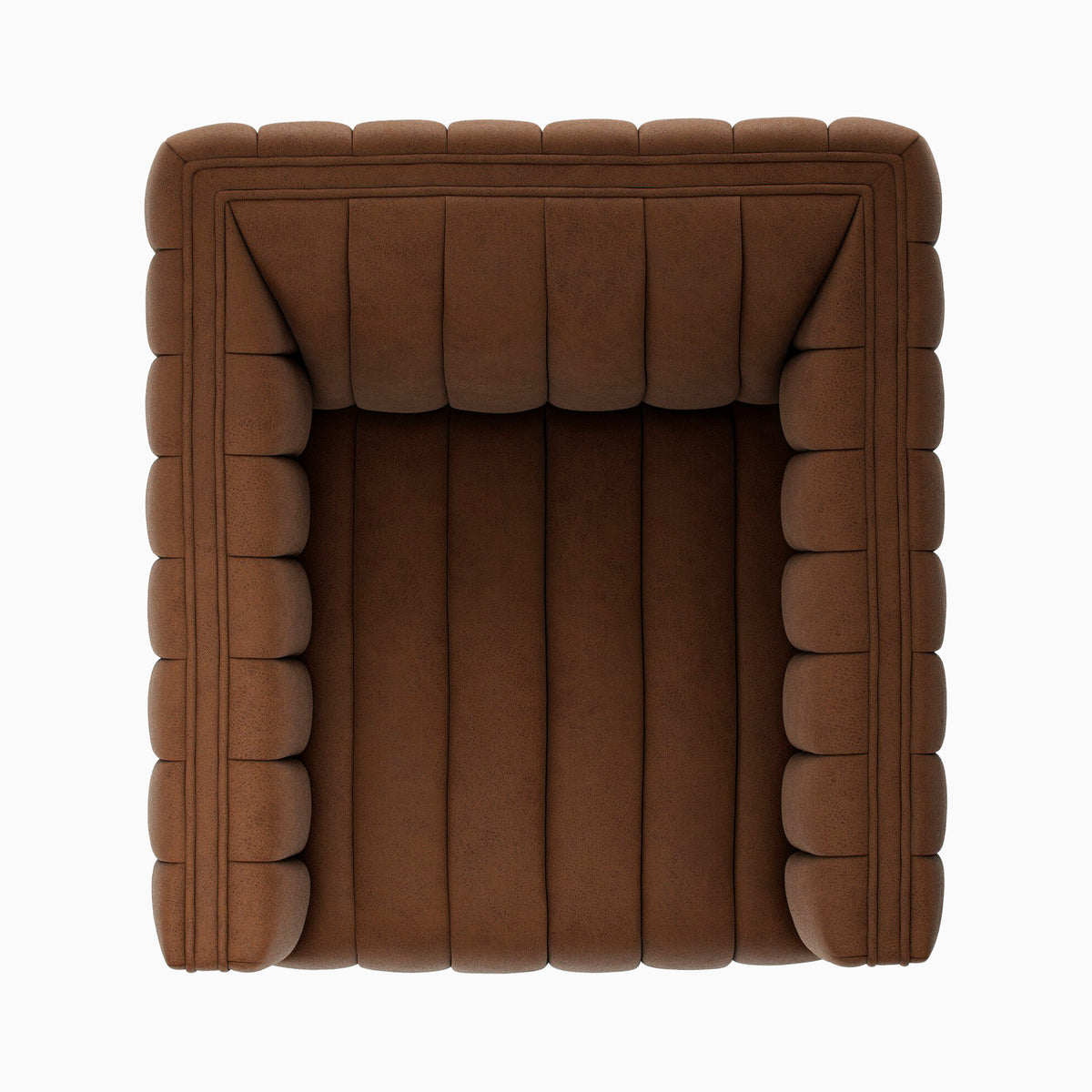 Mercer Swivel Chair in Maestro Cigar