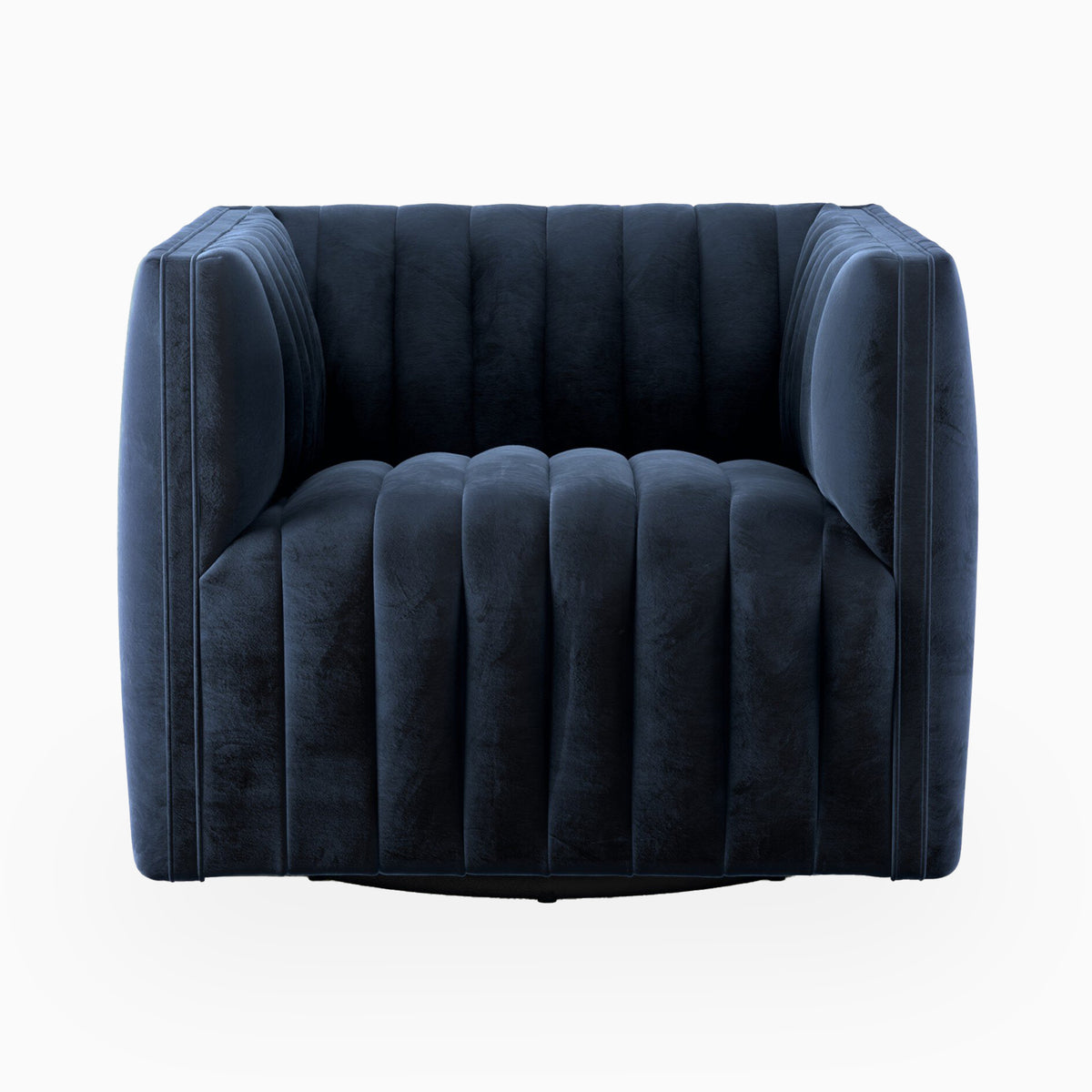 Mercer Swivel Chair in Sapphire Navy
