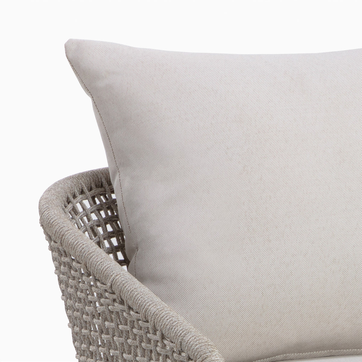 Mateo Outdoor Lounge Chair in Cream