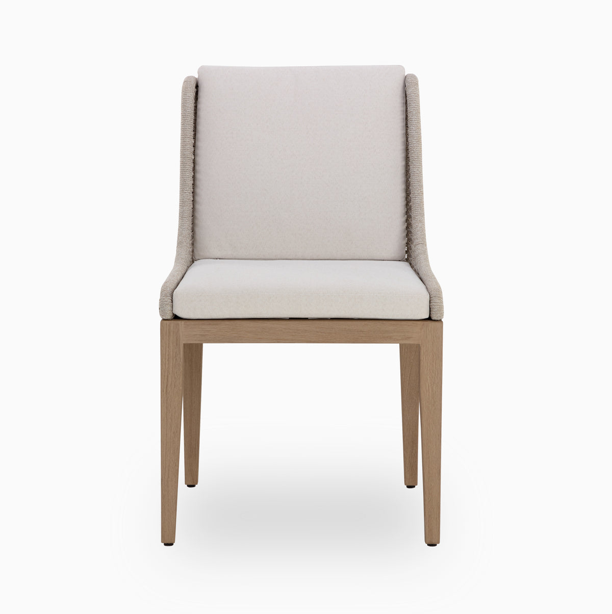 Delia Outdoor Dining Chair in Cream