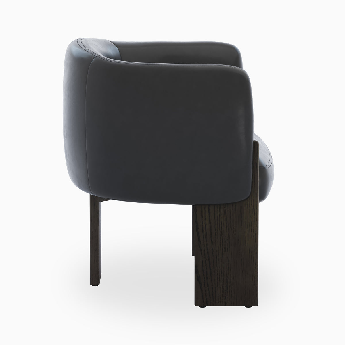 Malvian Lounge Chair in Black