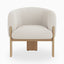 Malvian Lounge Chair in Taupe