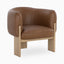 Malvian Lounge Chair in Brown
